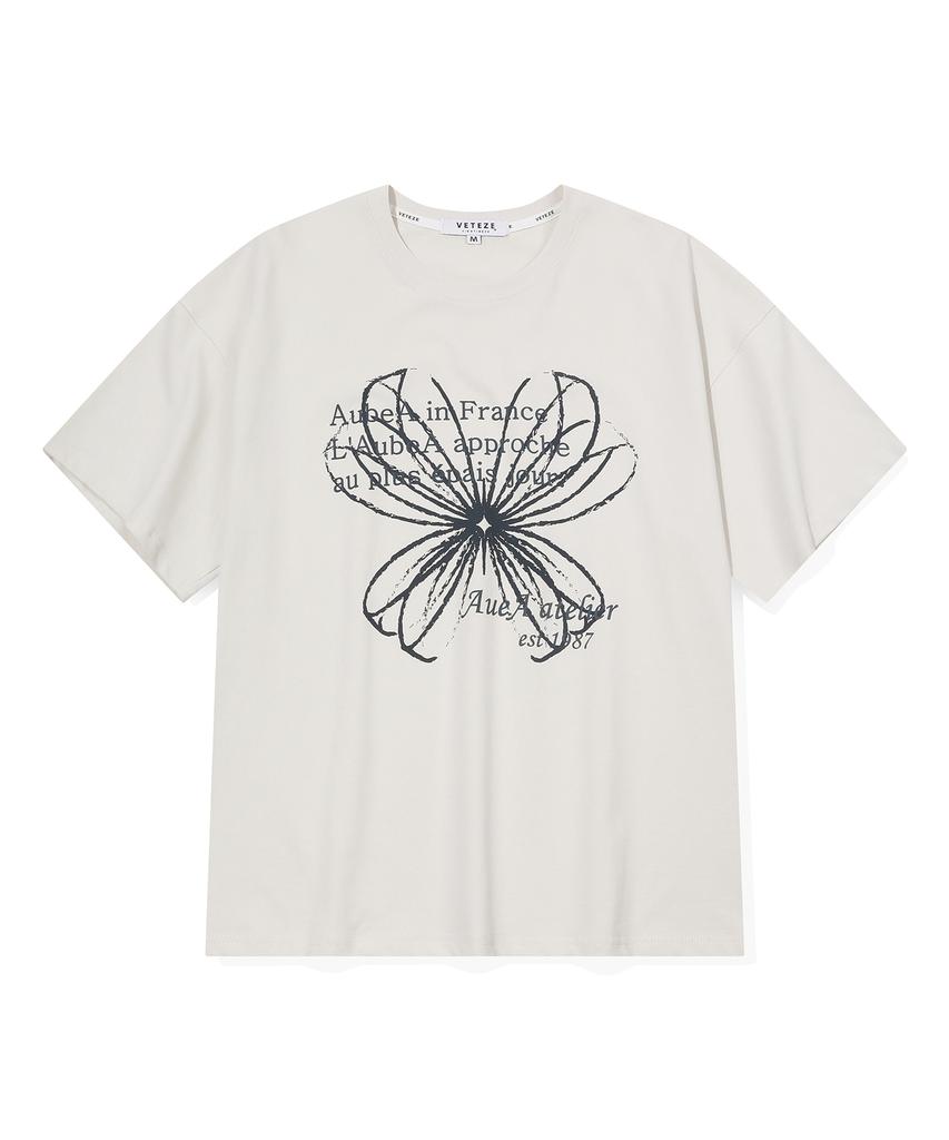 VETEZE Drawing Atelier T-Shirt (Beige)