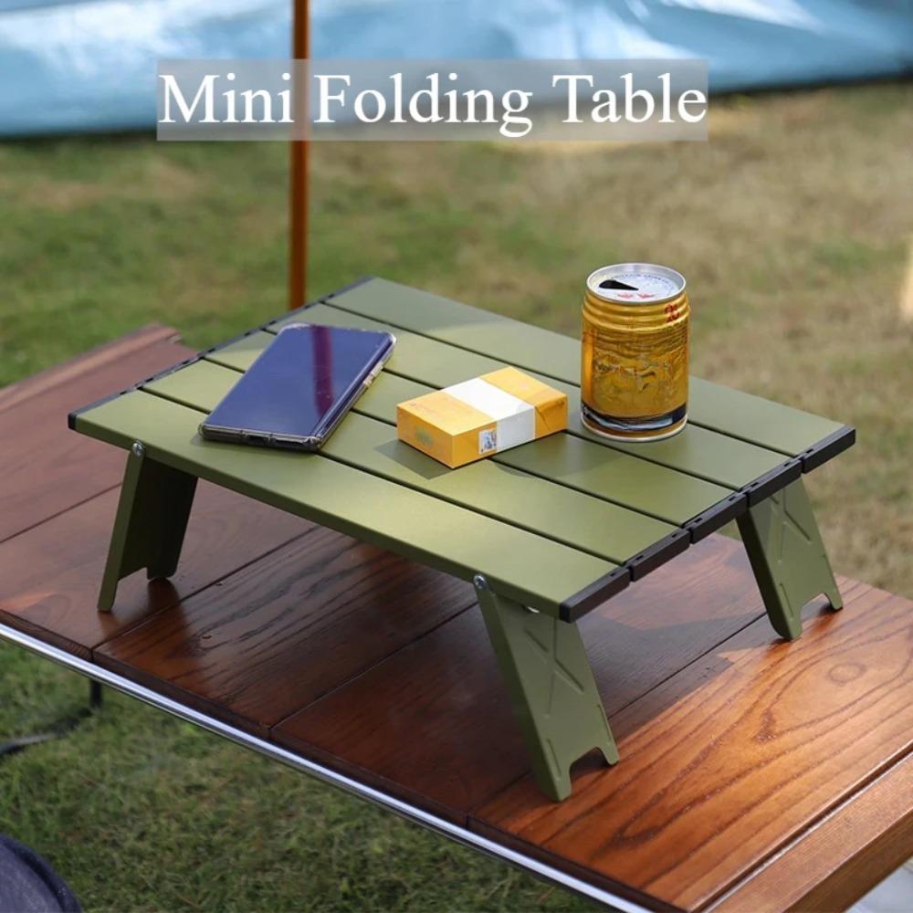 1PC Outdoor Portable Mini Aluminum Alloy Table Ultra-small Folding Leisure Table Tent Camping Table Coffee Table