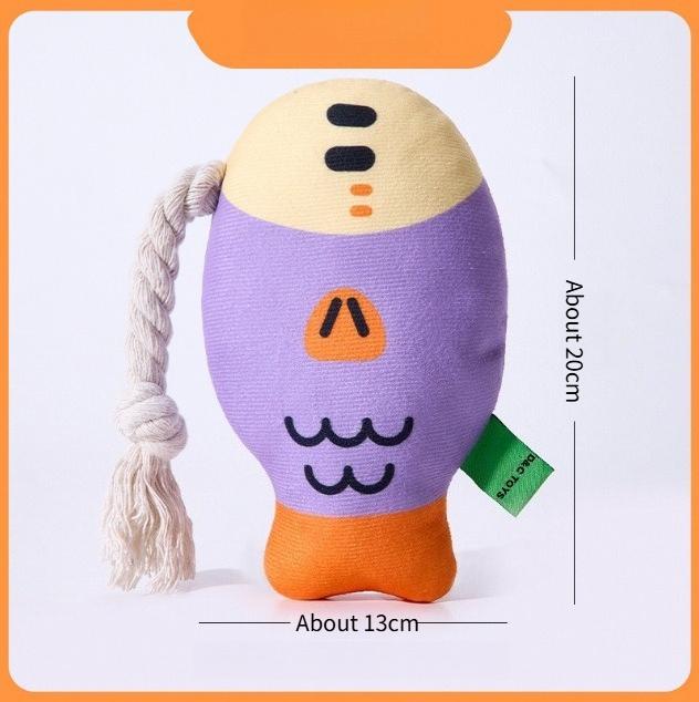 Animal Shaped Sound Toys Plush Bite Resistant Relieve Boredom Prevent Pets From Dismantling Household Dolls Cat and Dog Universal Pet Supplies