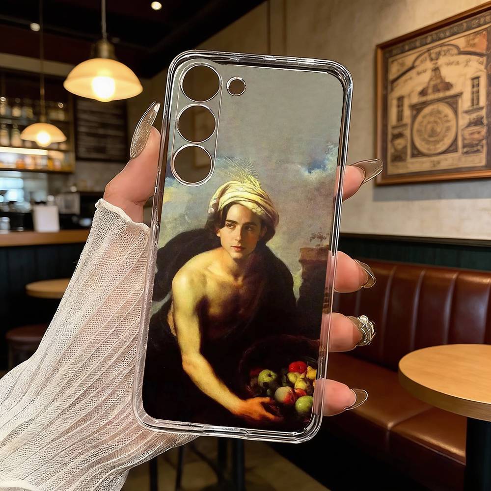 T-Timothee C-Chalamet Phone Case For Samsung Galaxy A71,A70,A52,A51,A40,A30 Transparent Cover Samsung a21s