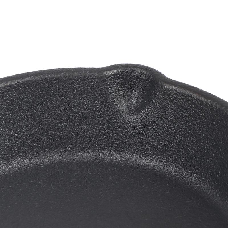 Mini Cast Iron Frying Pan Non-Stick Omelette Pan Portable Small Frying Pan Skillet With Double Drip-Spouts For Stove Oven