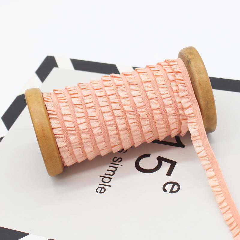 1mx1cm Comfortable Gift Embellishments Elastic Handicrafts Lotus Leaf Edge Smooth Touch Soft DIY Elastic Band Hair Accessories