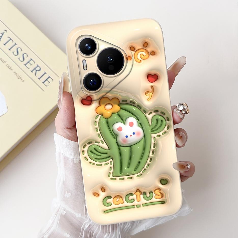 For Huawei Pura 70 Pro 5G Case Cute Cartoon Cover Shockproof Soft TPU Phone Cases For Huawei Pura 70 Pro Plus Pura70 Pro+ Fundas