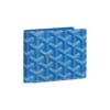 Goyard Victoire Monogram Opvouwbare Canvas en Leer Portemonnee Unisex Portemonnee Zwart Blauw Groen VICTO8PMLTY