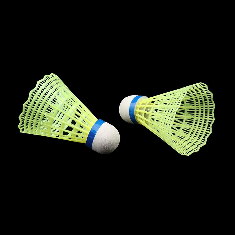 1Pcs Lighting Badminton Head Led Luminous Colorful Goose Feather Shuttlecock Outdoor Sports Entertainment Night Training Ball