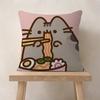 Cute PpusheensS Pillowcase Toon Gift Cushion Cover Bedroom Home Sofa Chair Seat Decor Pillow Case