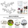 2Pcs Metal Tree Leaf Wall Décor Vine Olive Branch Leaf Wall Art Artistic Wall Hanging Decorative Wall Sculpture Home Decoration