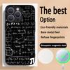 Cool formula equation cool pattern Phone Case For iPhone 16 15 14 13 12 11 Plus Pro Max High-end Luxury Magsafe Sheepskin