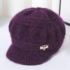 An Autumn and Winter Old Man's Hat Women's Knitted Mother's Hat Medium Old Lady Thickened and Velvet Warm Wool Hat