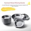 6pcs Multi-Purpose Stainless Steel Color Palette Corrosion-resistant DIY Coloring Tool Oil Paint Mixed Tray Color Mixer