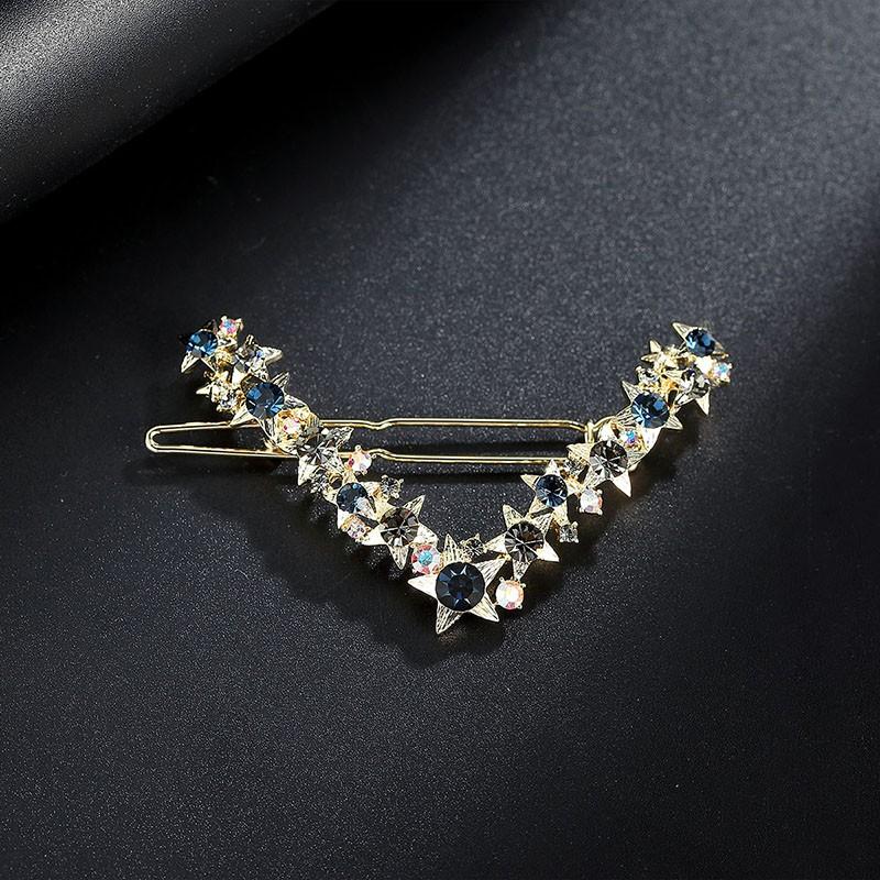 CHIMERA V-Shaped Star Hair Clip, Hair Accessory, Half-Up Clip