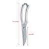 Stainless Steel Kitchen Scissors Multi-functional Dishwasher Safe Kitchen Shears Non-slip Handle Spring Loaded Poultry Shears