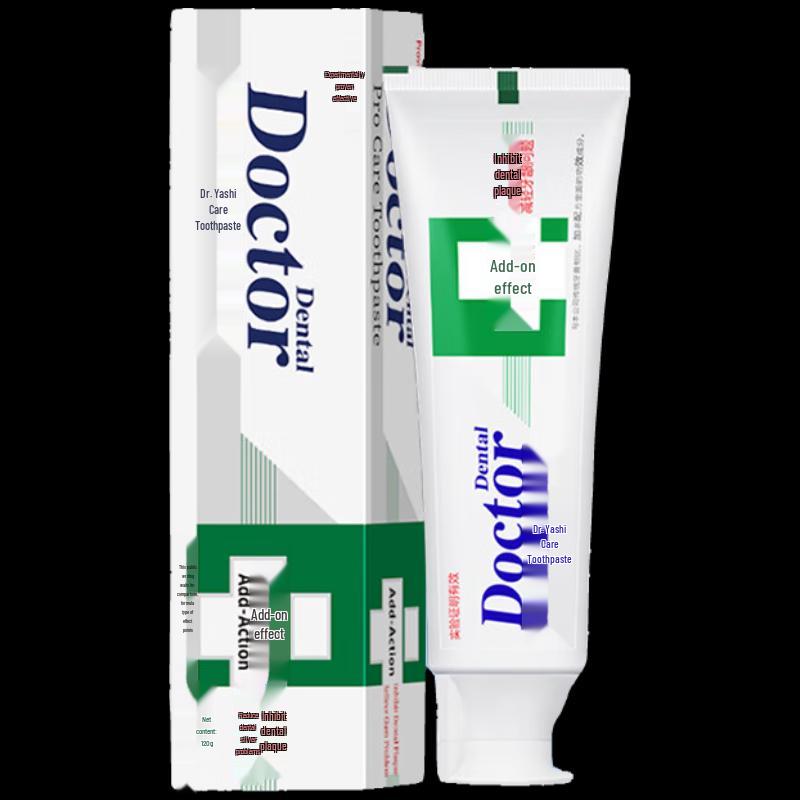

Dr. Tooth Enhanced Oral Care Toothpaste & Whitening Brush Set