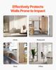 Stainless Steel Wall Corner Protector, 50 x 50 x 1217 mm, 10 Pack Metal Corner Guards, 304 Stainless Steel Edge Trim 90-Degree Angle for