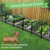 Decorative Garden Fence Panel Metal Fence Wire Fencing Flower Barrier Section
