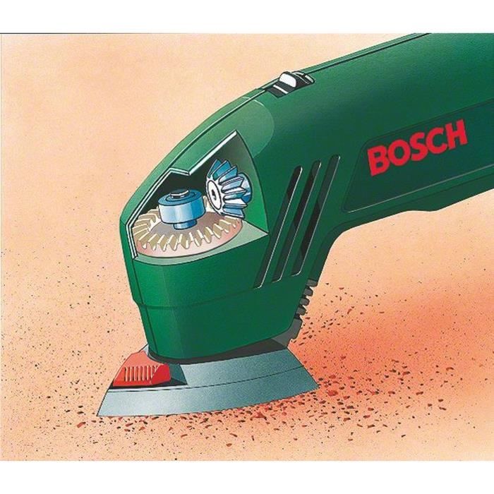 Bosch Delta Sander - PDA 180 (Delivered with : 3 Abrasive Sheets)
