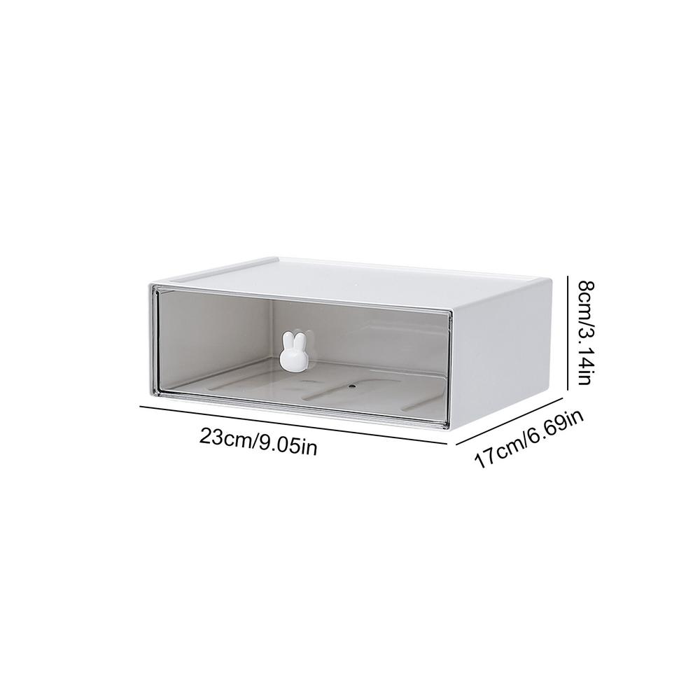 Desktop Storage Box Organizer Drawer Type Transparent Acrylic Desk Stationery Hand Account Storage Rack Desk Simple Pen Holder