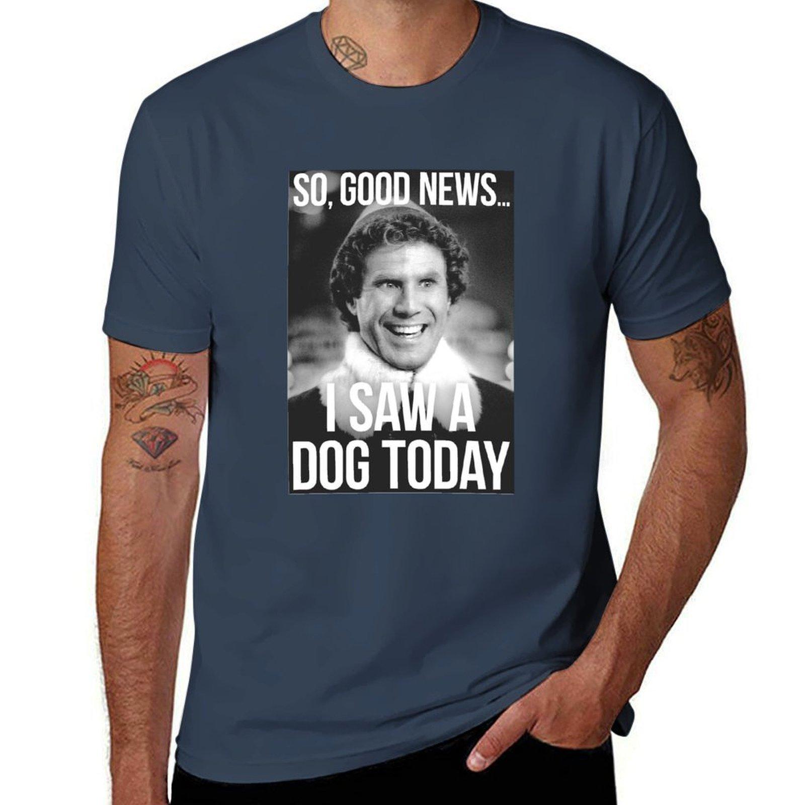 Elf Must Love Dogs TShirt Soft Durable Cotton TShirt S