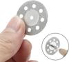 12pcs 22mm Diamond Cutting Disc 3mm Grinding Wheel Mandrel for Metal Cutting Rotary Tool Electric Grinder Parts