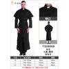 Halloween Cosplay Costume Adult Priest Outfit Virgin Mary Church Role Play Long Sleeve Top