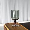 Retro Medieval Cup with Colorful Beads High Borosilicate Glass Champagne Cup Cold Drink Fruit Wine Glasses Cup Small Wine Cups