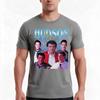 Glee Hudson Tshirt Summer Casual Cotton Tee Oversized Streetwear Tops Vintage Graphic Print Loose Fit Short Sleeve