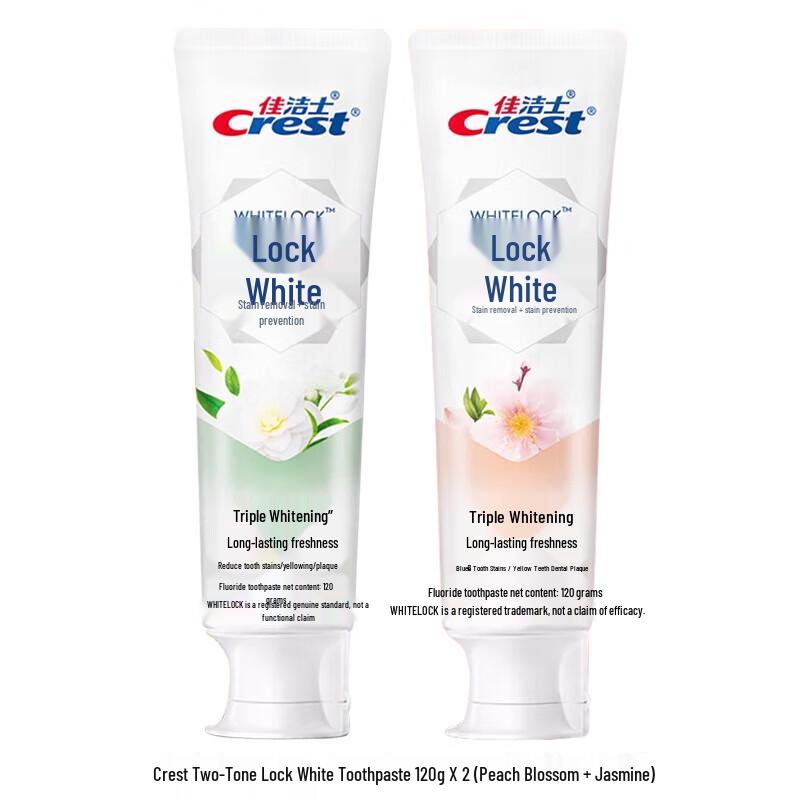 Crest Dual Color Whitening Toothpaste