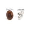 Acrylic Water Drop Rings Smooth Surface Geometric Finger Rings Resin Knuckle Rings  Party Jewelry
