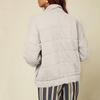 Women's Fashion Light Jacket Stand Collar Multicolor Zipper Button Coat