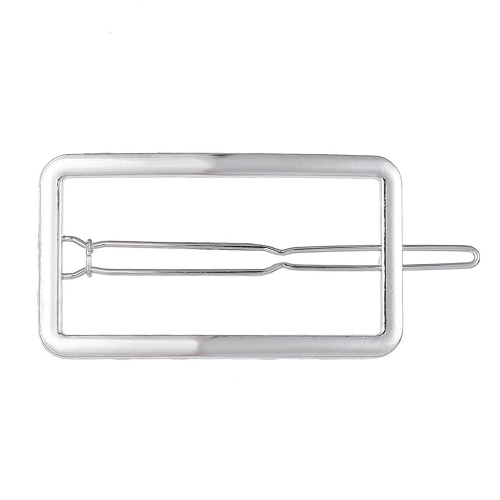 Geometric Hair Clip Moon Star Hair Clip Metal Hair Clip Silver Hair Barrettes Heart Hair Pins For Women  Star Barrettes 1