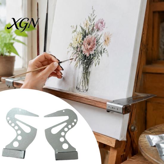 Drawing Hand Support 2Pcs Artist Bridge, Adjustable Easel Rest Bar, Ergonomic Wrist Metal Stabilizer Tool for Painting Craft Projects Board