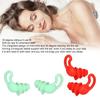 2 Pair Ear Plugs Waterproof Noise Reduction Shark Fin Edges Silicone Reusable Washable for Sleep Swimming Study