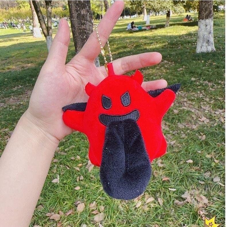 Halloween Funny Clown Doll School Bag Pendant Decorated with Ghost Ugly Cute Ghost Doll Gift