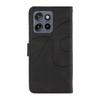For Motorola Edge 50 Neo 5G/Moto S50 5G/Thinkphone 25 5G Case Stand Wallet Leather Phone Cover Curved Line Wrist Strap