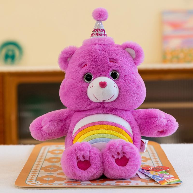 Rainbow Bear Doll Plush Toy Cute Girl Birthday Gift Ragdoll Doll