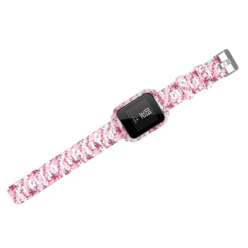 Buy 1Set Soft Silicone Watchband Wrist Strap Hard PC Protective Case Shell  Skin Protector for Xiaomi Huami Amazfit Bip Bit Youth Sma at affordable  prices — free shipping, real reviews with photos —