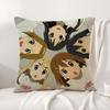 Anime K-K-On Cushion Cover Summer Coolness Linen Fabric Double-Sided Printing Pillow Case Sofa Home Decor Gift