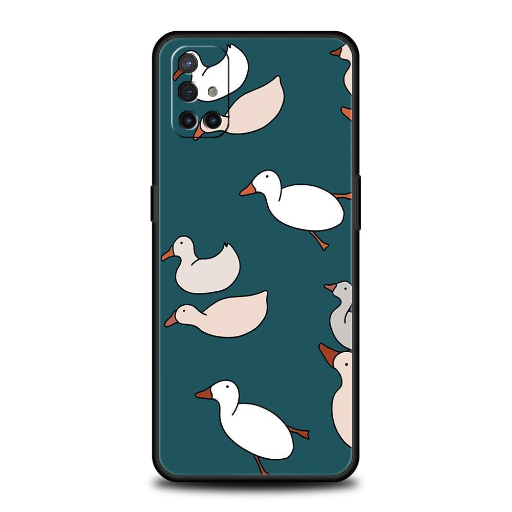 

Phone Case For OnePlus 12 11 10 9 Pro 9T 12R 10R 9R 9RT 10T 8T 8 7 6T 7T Nord 2T CE 2 5G N200 N10 Cover Cartoon Duck Goose Game OnePlus Nord 2T