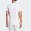 Adidas 2023 Grand Slam Tennis Series Aeroready Freelift Pro Polo With Emblem Logo Men Tops White IA7099
