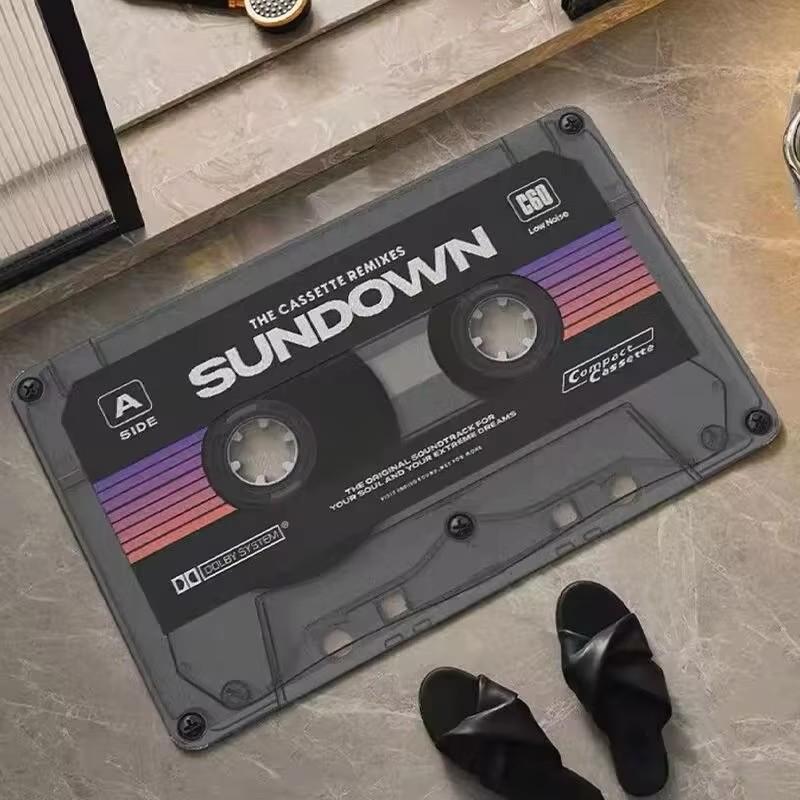 

Vintage Tape Entrance Doormat Home Decorations Kitchen Hallway Balcony Runners Rugs Bathroom Non-Slip Floor Mat Bedroom Decor 40x60cm