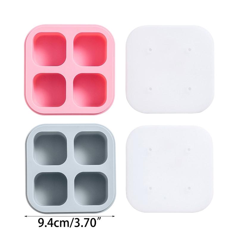 Square Shape Lollipop Silicone Mold Chocolate Candy Cake Moulds for Birthday Cakes Decorating Tool Baking Accessories