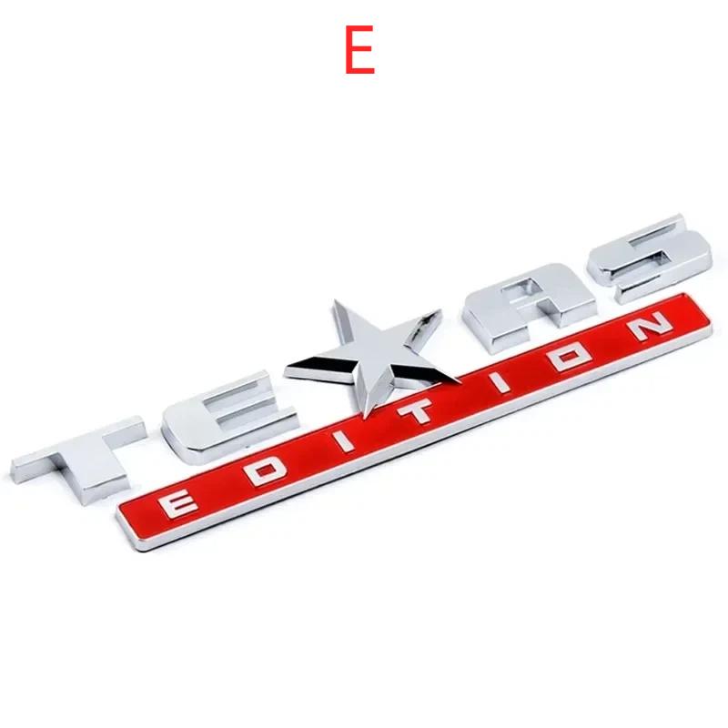 1 Stück ABS TEXAS EDITION Emblem Abzeichen für CHE/VY SILV/ERADO GM/C SIER/RA Kofferraum Aufkleber DE/CAL