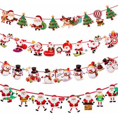 Christmas Banner Garland Merry Christmas Decorations For Home 2025 Christmas Ornaments Xmas Navidad Noel Gifts New Year 2025