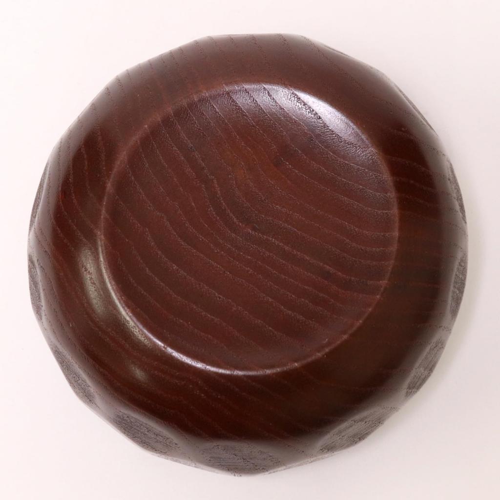Wooden rice bowl with lacquered finish medium size x (with lid), [approx. 11.2 H7.5cm] Rice Bowl