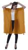 Moomaya Womens Georgette Shrug Open Front Long Sheer Coverup w  Tassels