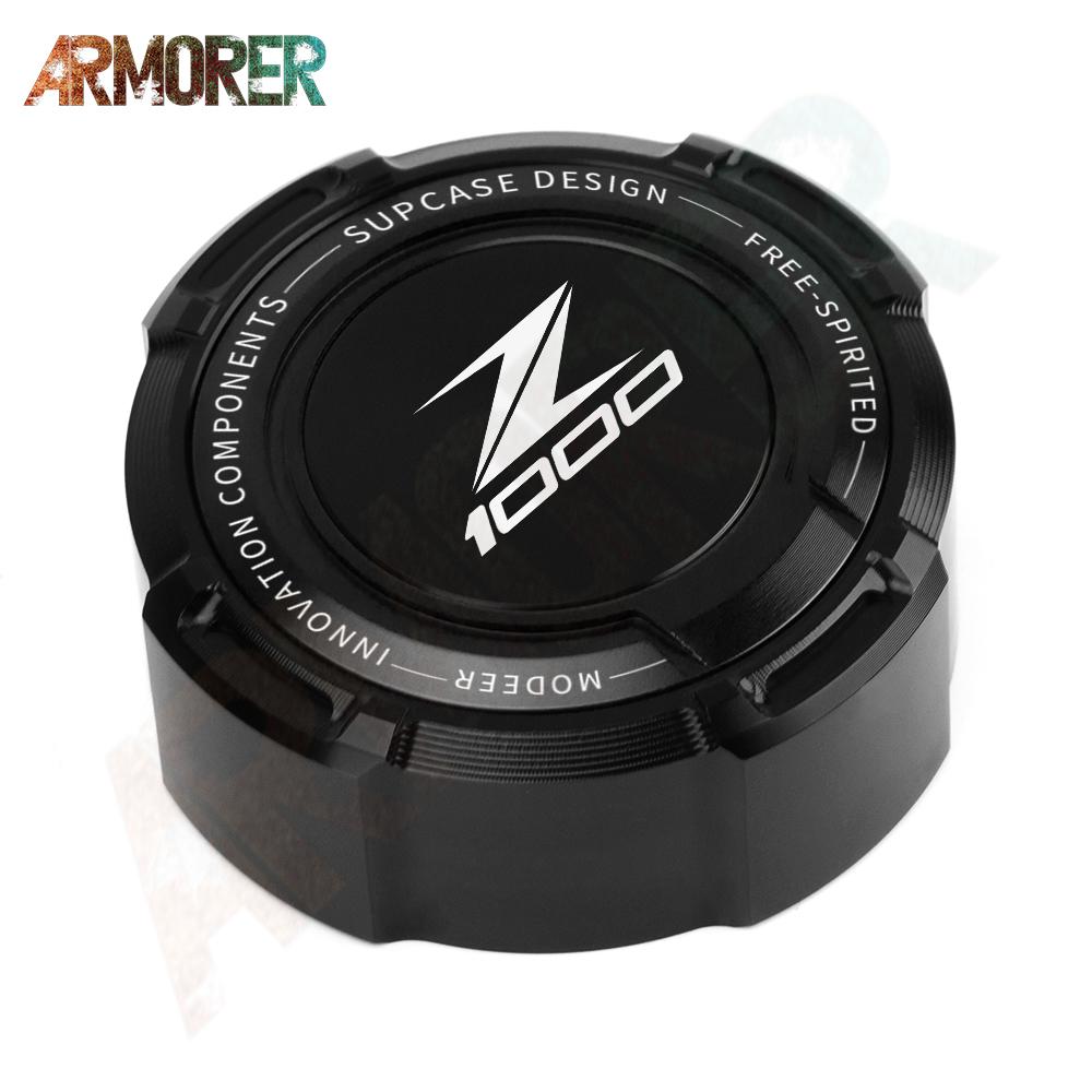 Z1000 Motorcycle Accessories Rear Brake Fluid Reservoir Cap Oil Cylinder Cover For KAWASAKI Z 1000 2017 2018