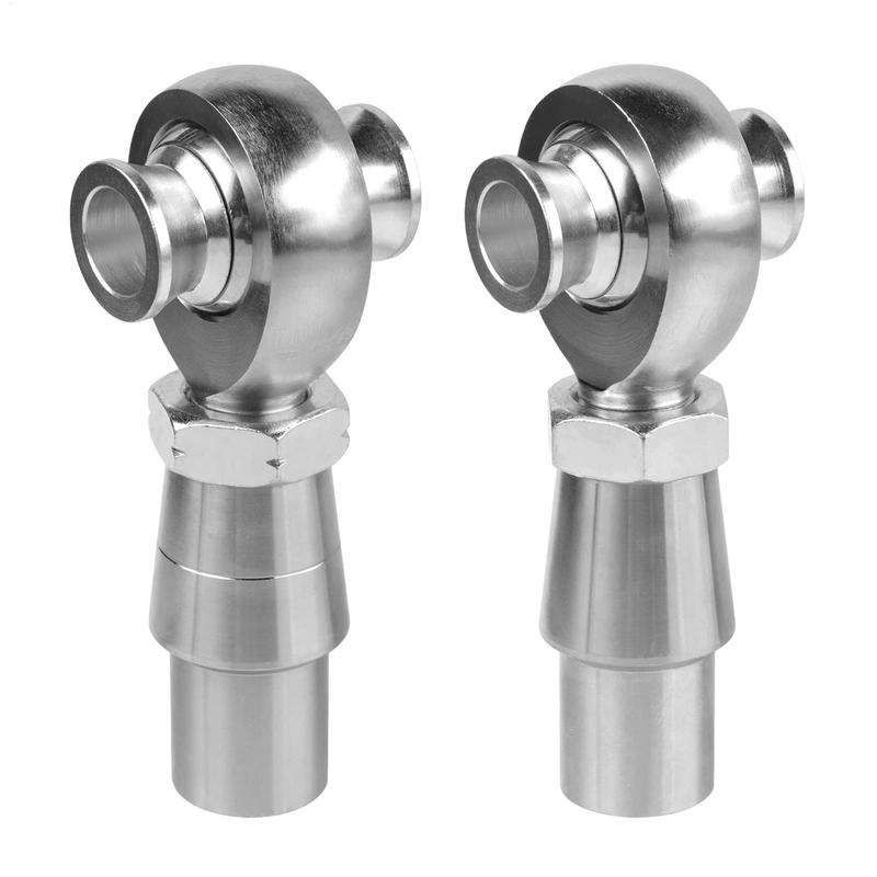 3/4" Heim Joint Rod End Kit 2pcs Rod Ends Chromoly Joints Rod End Left Right Thread Heim Joint End Kit With Spacer Car Accsesory