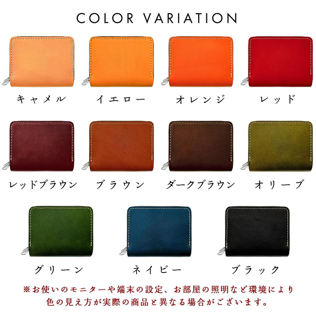 Tochigi Leather Bellows Double Zipper Wallet, Genuine Leather, Women's, Coin Purse, Bill Compartment, Card Slots, Round Zipper, Large Capacity,