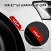 MYMX8 4PCS Car Door Sticker Safety Warning Reflective Mark For KIA Rio Ceed Sportage Cerato Soul