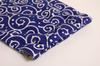 Kyosuke 16 X Dot Arabesque Navy Blue Japanese-made Spring-Cloth Pouch, 12cm, Pattern,